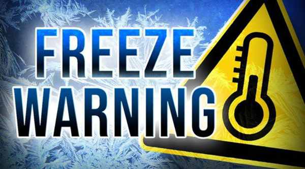 Freeze Warning Issued for Stoddard County Saturday Morning