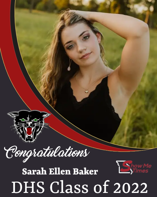 Congratulations DHS Class of 2022 Sarah Ellen Baker