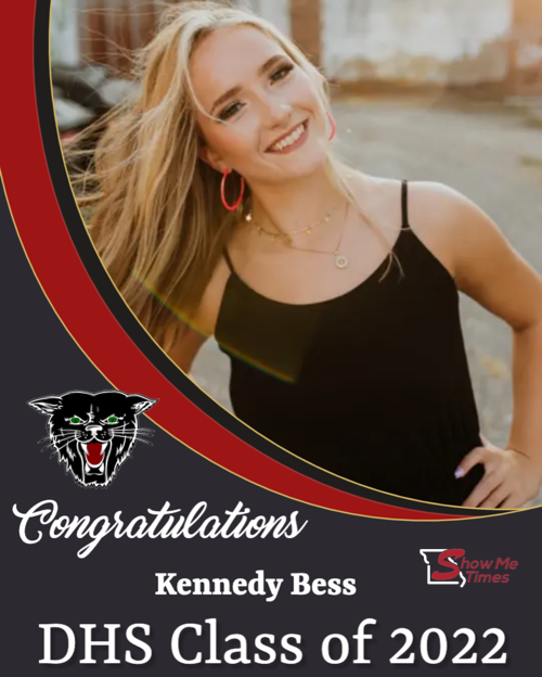 Congratulations DHS Class of 2022 Kennedy Bess