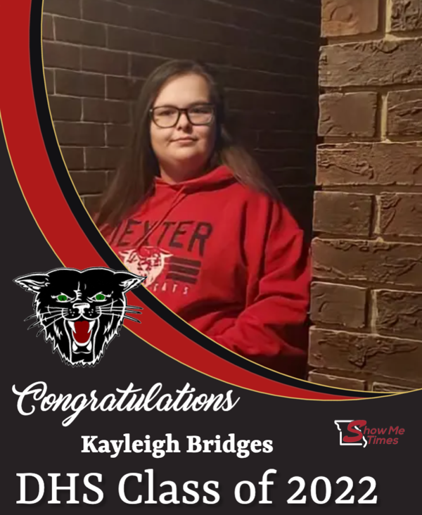 Congratulations DHS Class of 2022 Kayleigh Bridges