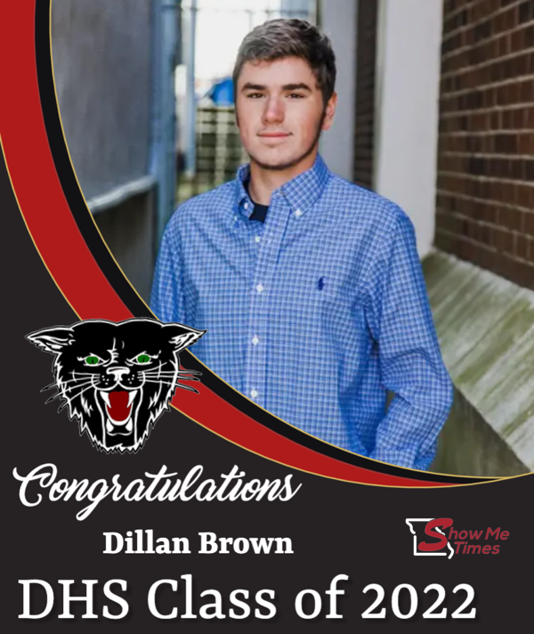 Congratulations DHS Class of 2022 Dillan Brown