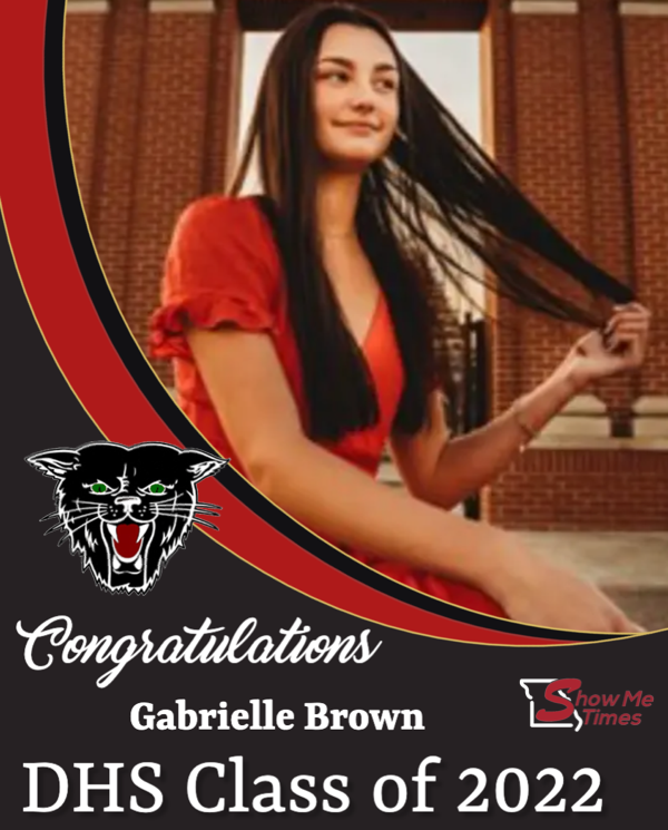 Congratulations DHS Class of 2022 Gabrielle Brown