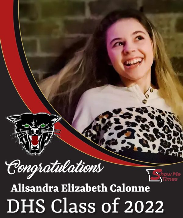 Congratulations DHS Class of 2022 Alisandra Elizabeth Calonne