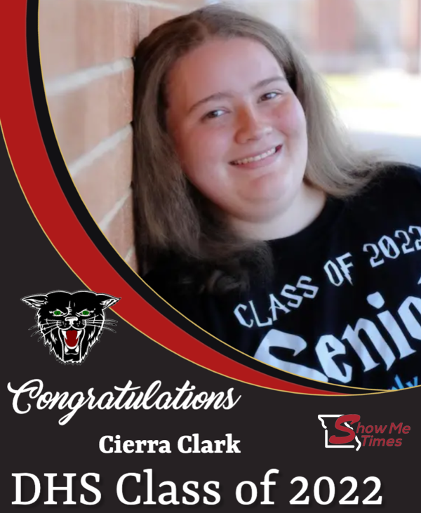 Congratulations Dexter High School Class of 2022 Cierra Clark