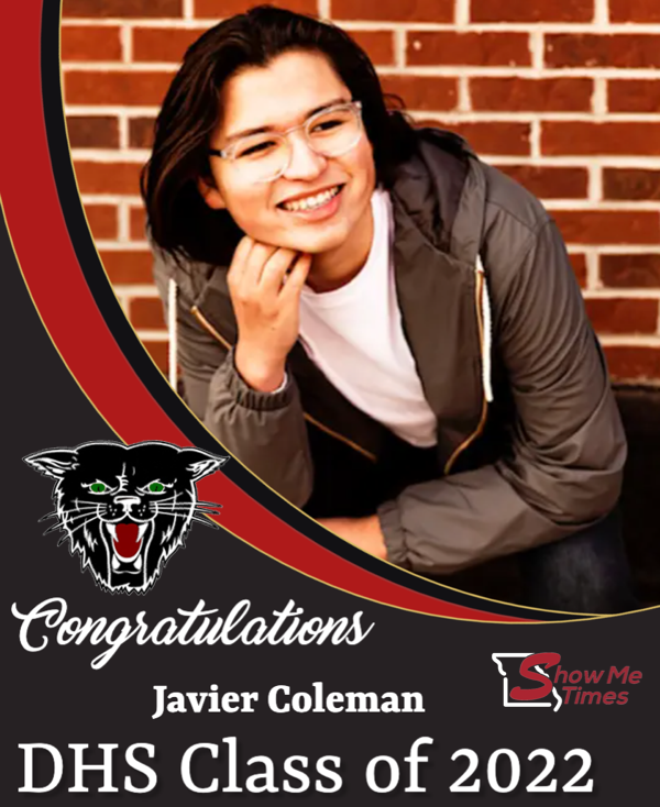 Congratulations Dexter High School Class of 2022 Javier Coleman