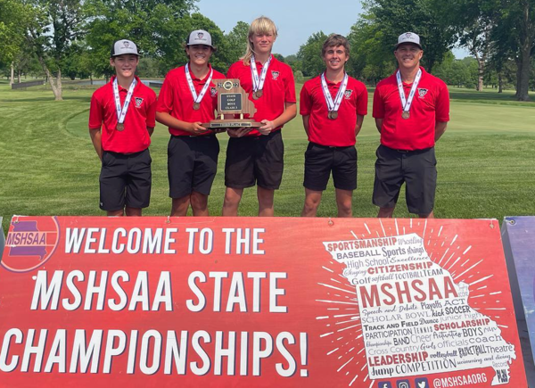 DHS Golf Team Takes 3rd at MSHSAA State Tournament