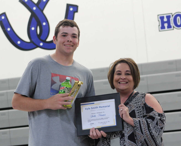 John Nimmo Receives First Kyle Smith Memorial Athletic Scholarship