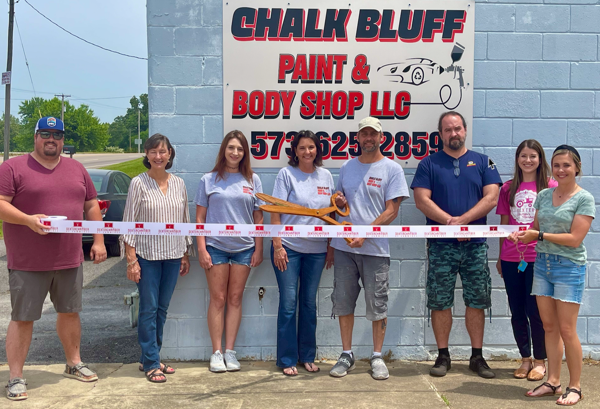 Ribbon Cutting Held for Chalk Bluff Paint & Body Shop LLC