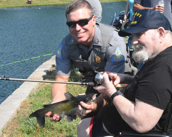 Spring Veterans Fishing Day Held at Bloomfield