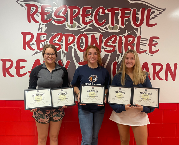 Dexter Softball Athletes Earn All District and All Region Awards