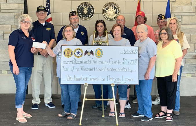 Sikeston American Legion and Auxiliary Donate to MO Veterans Cemetery Over $25,000