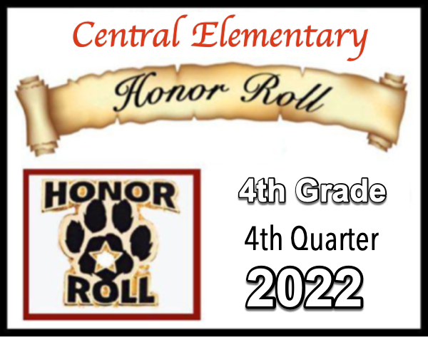 central-elementary-4th-grade-4th-quarter-honor-roll-2022