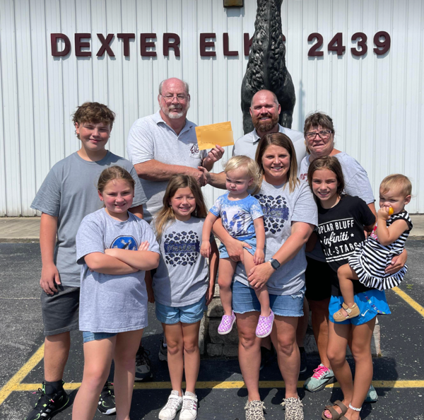 Dexter Elks Lodge Raises Money for Bernie Elementary Playground