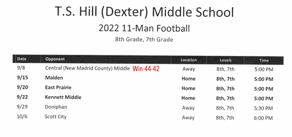 2022-t-s-hill-middle-school-football-schedule