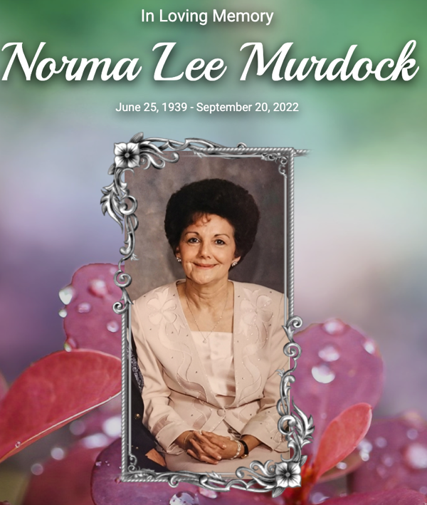 In Memory of Norma Lee Murdock