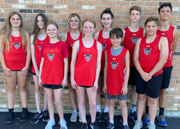 T.S. Hill Middle School Cross Country Team 2022