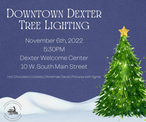 Annual Lighting of the Downtown Dexter Christmas Tree