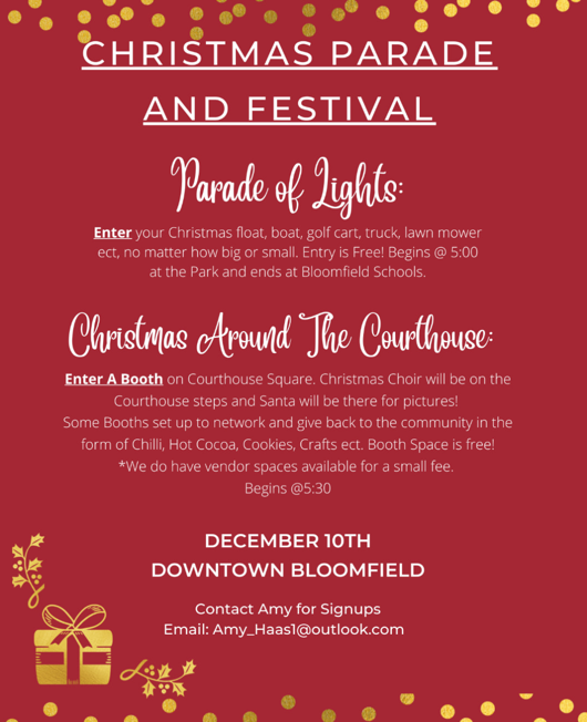 Christmas Around the Courthouse and Parade of Lights Event