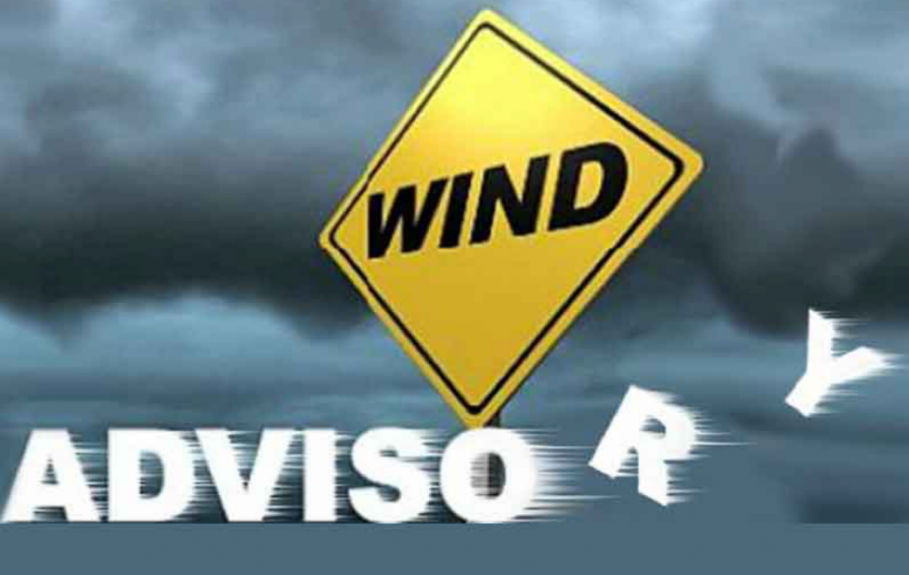 Wind Advisory Issued Beginning at 6 p.m. Tuesday Evening
