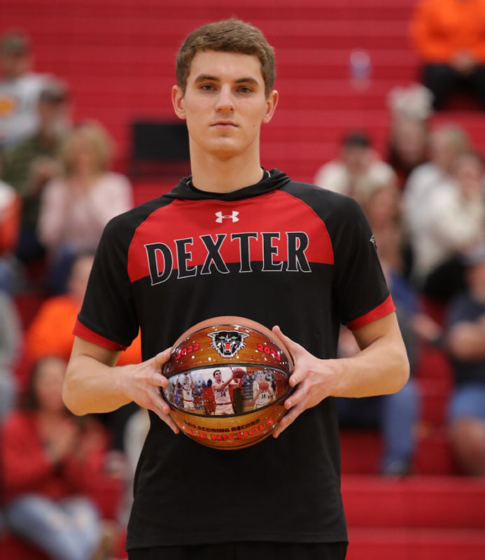 Cole Nichols Breaks All-Time Boys Basketball Career Scoring Record