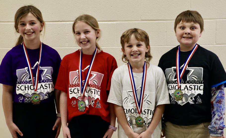 2023 Stoddard County Scholastic Meet Grade 4 Language Arts Winners