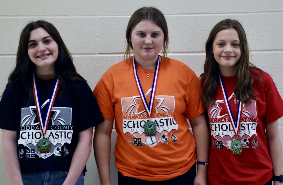 2023 Stoddard County Scholastic Meet Declamation Grade 8 Winners