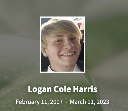 In Memory of Logan Cole Harris