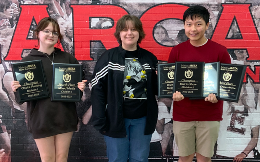 DHS Art Students Earn Awards at Sr. Beta Convention