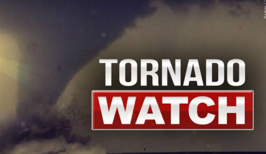 Tornado Watch Extended to 4 p.m. Today, April 5th