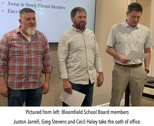 New Hires, Board Members Sworn In, and More at Bloomfield School Board Meeting