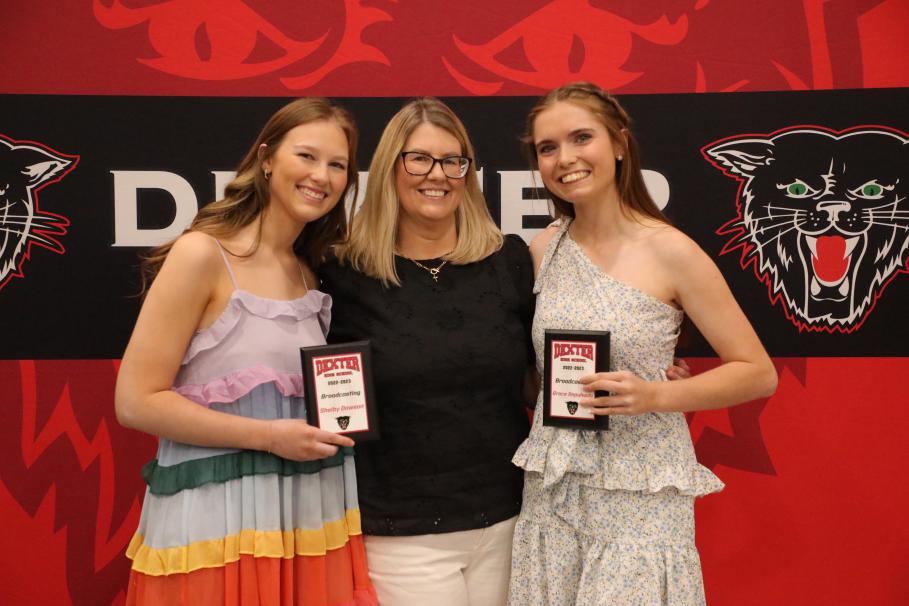 2022-2023 DHS Awards Assembly - Broadcasting - Shelby Dawson and Grace Sepulvado