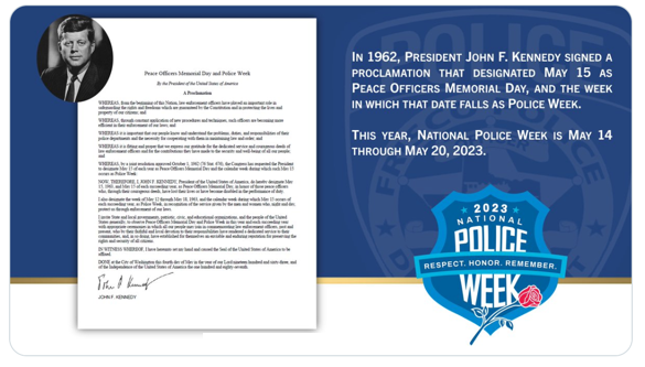 A Proclamation On Peace Officers Memorial Day And Police Week 2023 0643