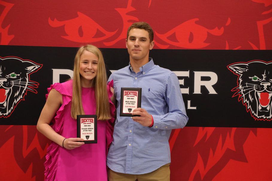 DHS Awards Assembly - Male and Female Athlete of the Year