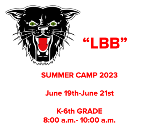 Lady Bearcat Basketball Summer Camp Grades K-6th