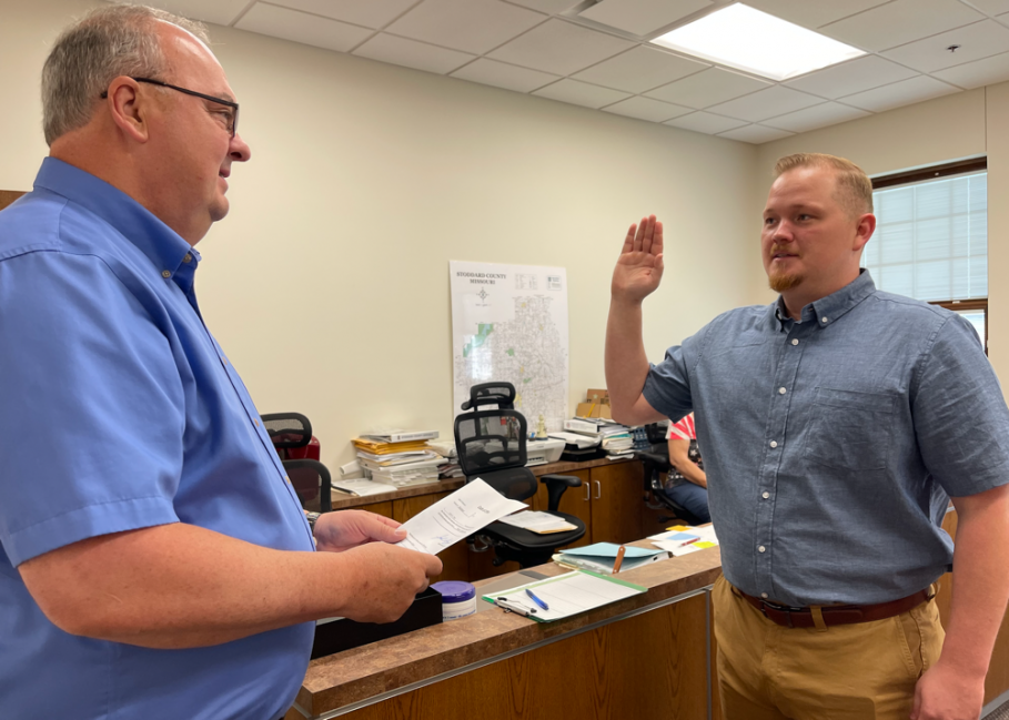 Jacob Clary Sworn in as New Stoddard County Assessor