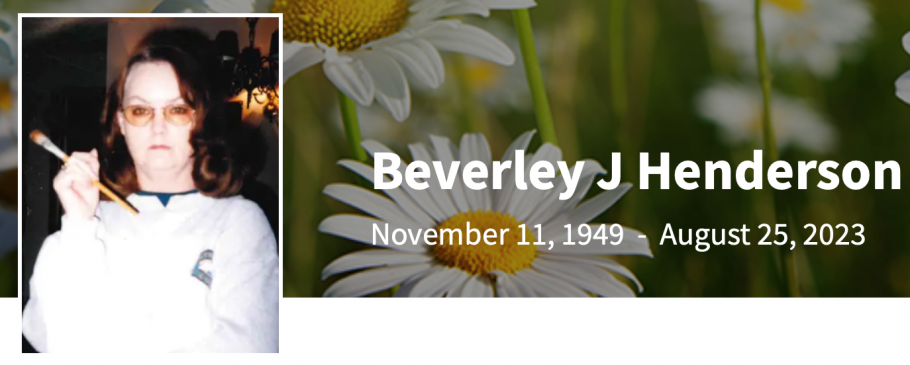 In Memory of Beverley J. Henderson