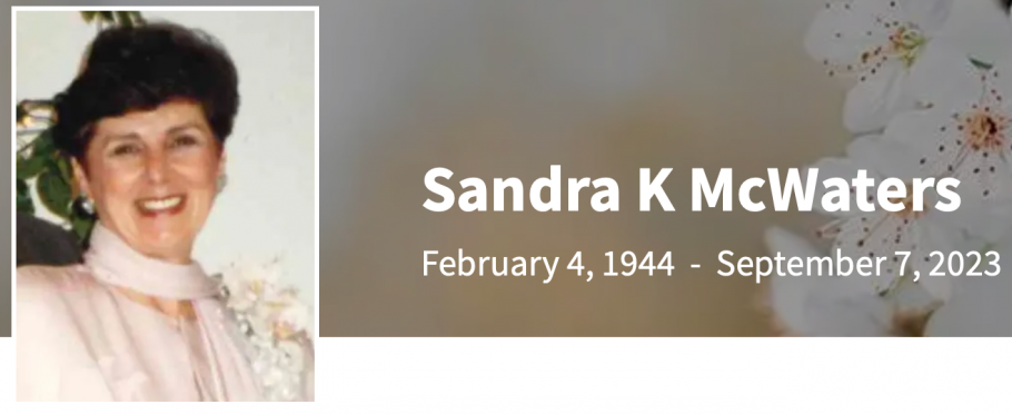 In Memory of Sandra McWaters