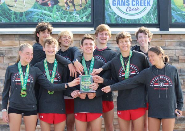 Dexter High School Cross Country Team Finishes 1st at Gans Creek