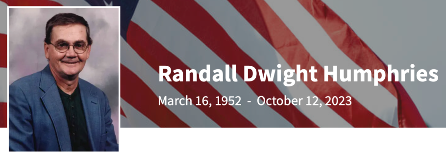 In Memory of Randall Dwight Humphries