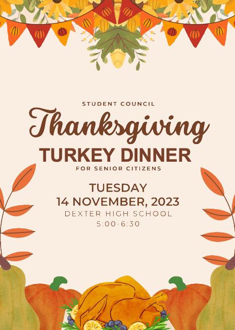 DHS Student Council Will Host Thanksgiving for Senior Citizens