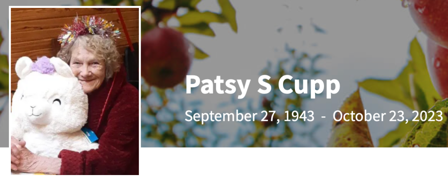 In Memory of Patsy Cupp