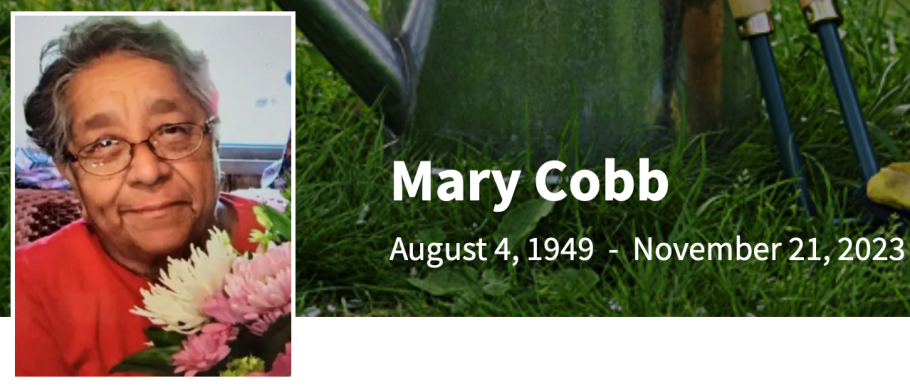 In Memory of Maria Ellen “Mary” Cobb