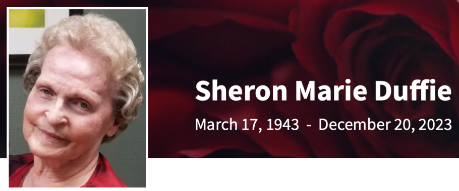 In Memory of Sheron Marie Duffie