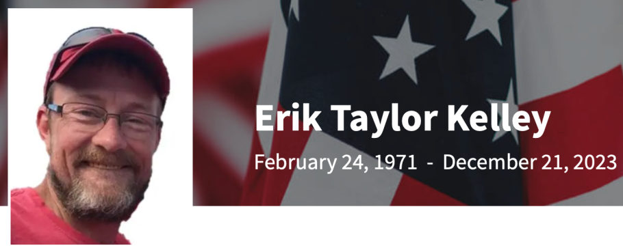 In Memory of Erik Taylor Kelley