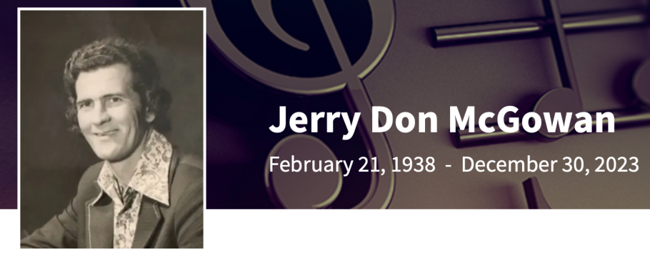 In Memory of Jerry Don McGowan