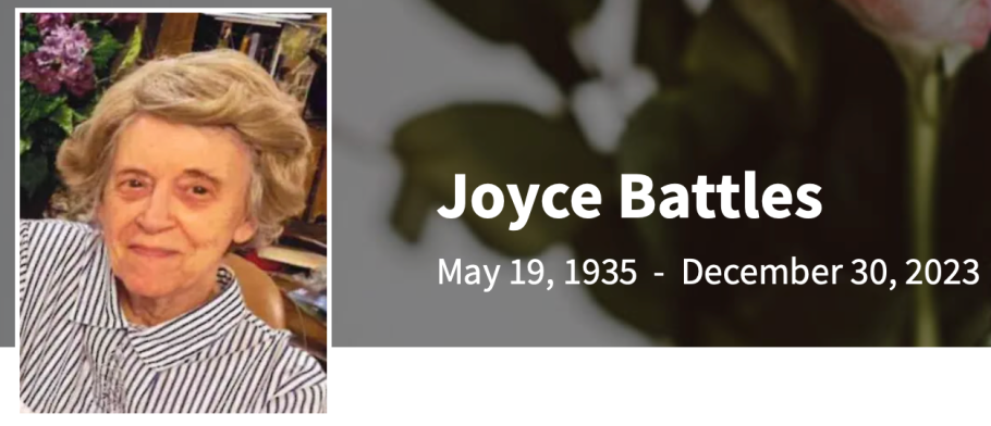 In Memory of Joyce Battles