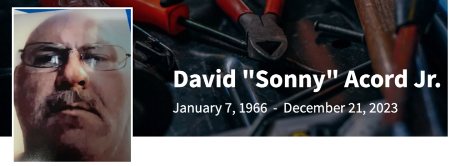 In Memory of David “Sonny” Acord Jr