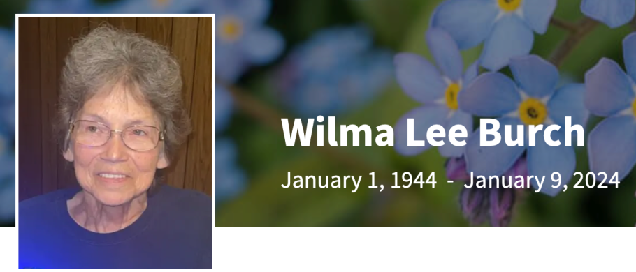 In Memory of Wilma Lee Burch