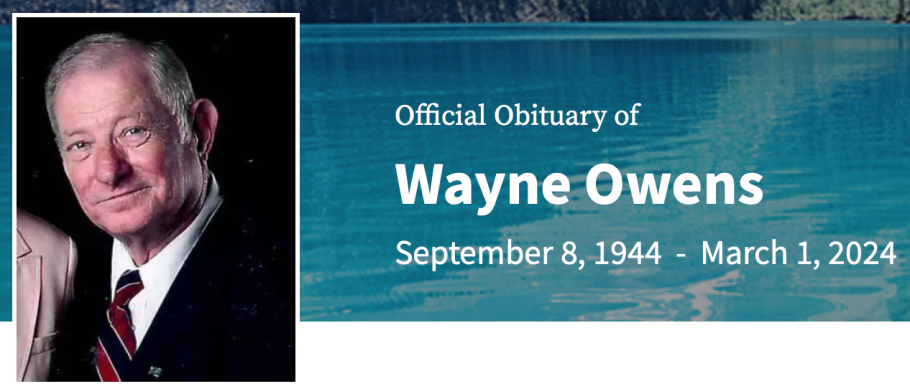 In Memory of Wayne Owens