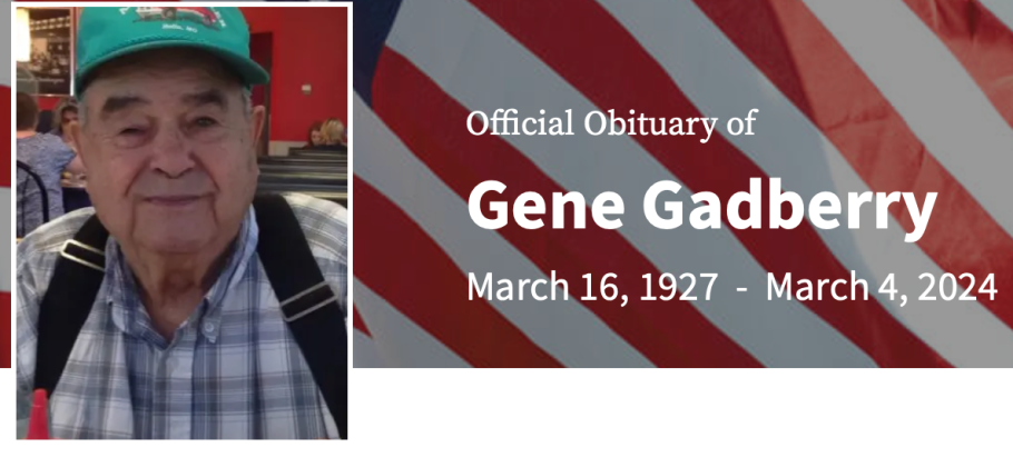 In Memory of Eugene “Gene” Delbert Gadberry